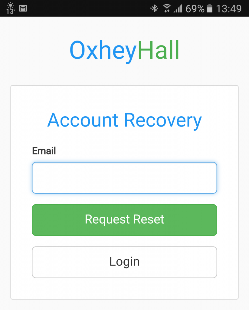 Account Recovery